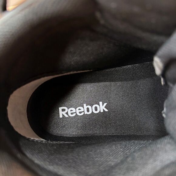 New Reebok Unisex Black Leather Work Boots Trainex Size Men\'s 8.5 Wmn\'s 10.5 main image 11